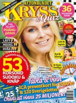 Kryss & Quiz – 23 Juni 2025