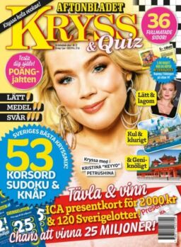 Kryss & Quiz – 26 Maj 2025