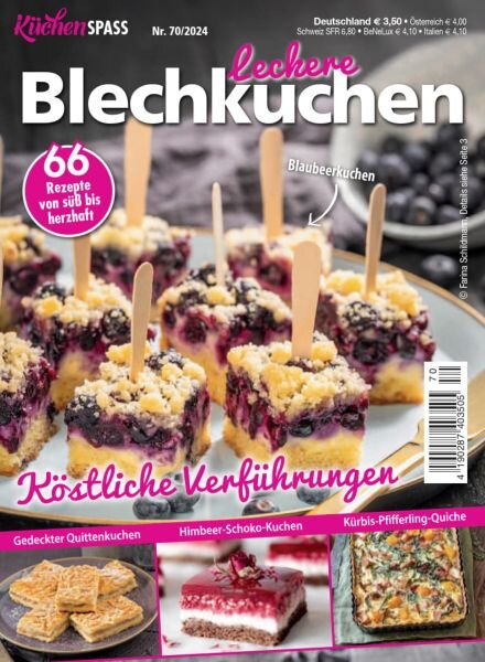 Kuchenspass Magazin – Nr 70 2024 Cover