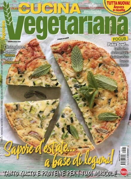 La Mia Cucina Vegetariana – Giugno-Luglio 2025 Cover