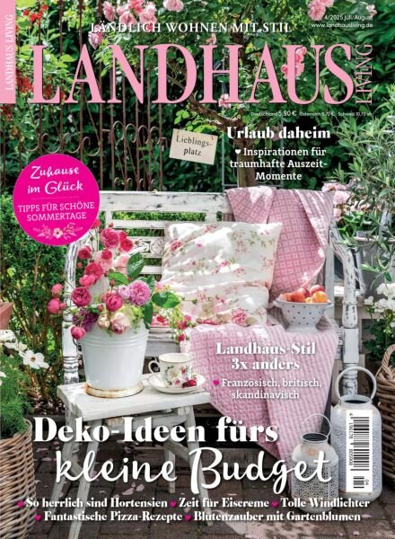 Landhaus Living – Juli-August 2025 Cover
