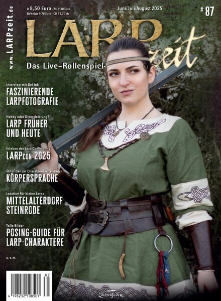 LARPzeit – Juni-Juli-August 2025 Cover