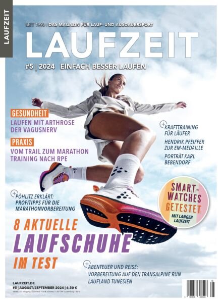 Laufzeit Magazin – August-September 2024 Cover