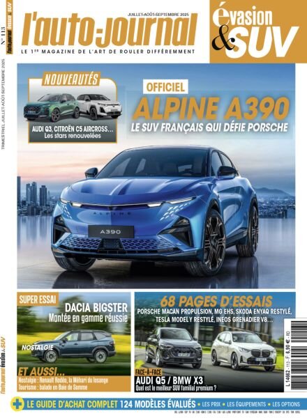 L’Auto-Journal 4×4 – Juillet-Aout-Septembre 2025 Cover