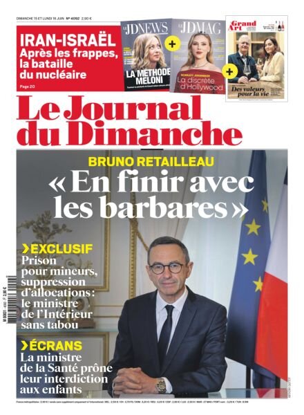 Le Journal du dimanche – 15 Juin 2025 Cover