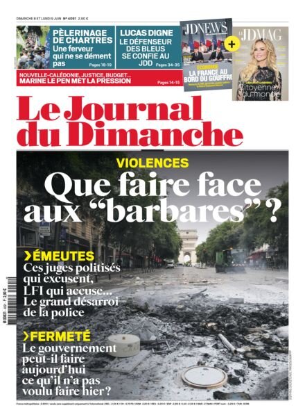 Le Journal du dimanche – 9 Juin 2025 Cover