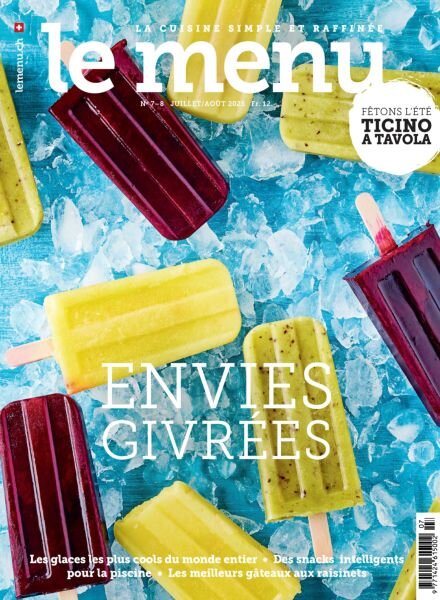 le menu edition francaise – Juillet-Aout 2025 Cover