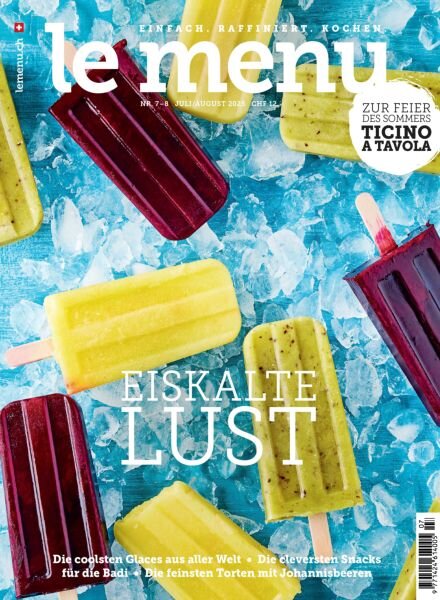 le menu – Juli-August 2025 Cover