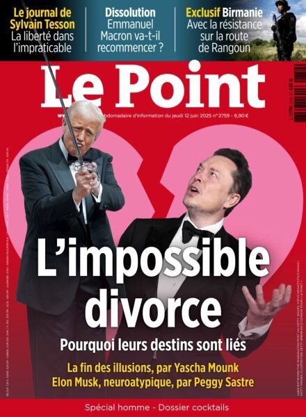 Le Point – 12 Juin 2025 Cover