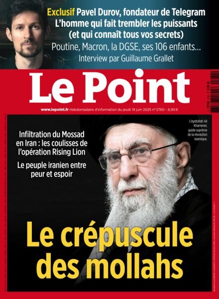 Le Point – 19 Juin 2025 Cover