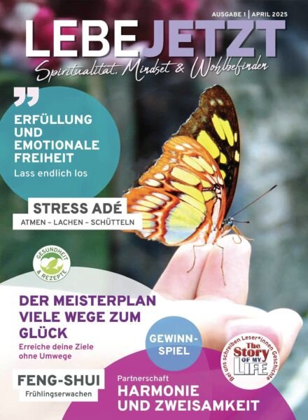 Lebe Jetzt – April 2025 Cover
