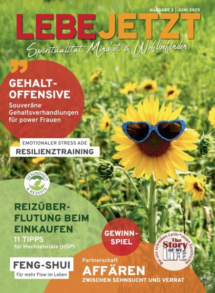 Lebe Jetzt – Juni 2025 Cover