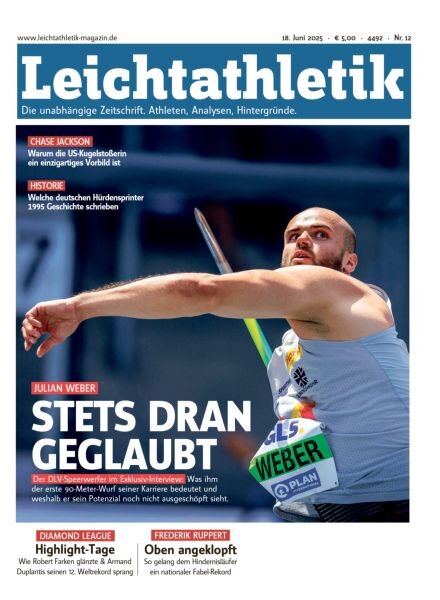 Leichtathletik – 18 Juni 2025 Cover