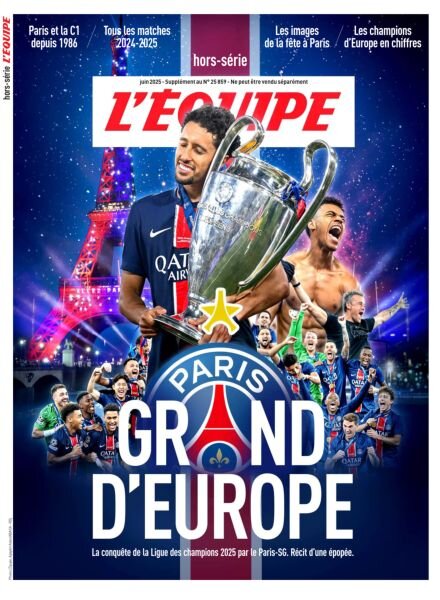 L’Equipe – Hors-Serie – Juin 2025 Cover