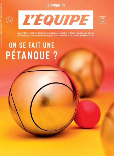 L’Equipe Magazine – 21 Juin 2025 Cover