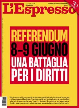 L’Espresso – 30 Maggio 2025