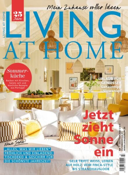 Living at Home – Juli 2025 Cover
