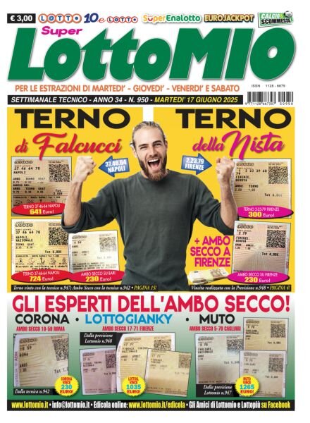 Lottomio del Giovedi – 17 Giugno 2025 Cover