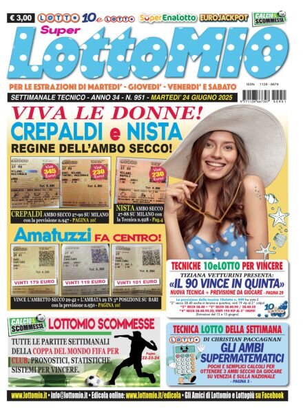 Lottomio del Giovedi – 24 Giugno 2025 Cover