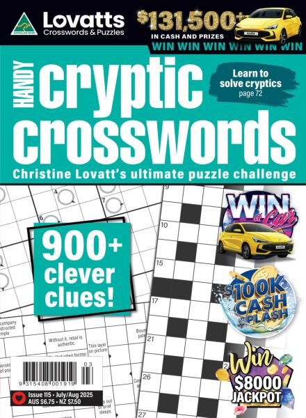Lovatts Handy Cryptic – Issue 115 2025 Cover