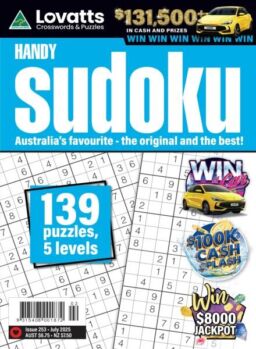Lovatts Handy Sudoku – Issue 253 2025