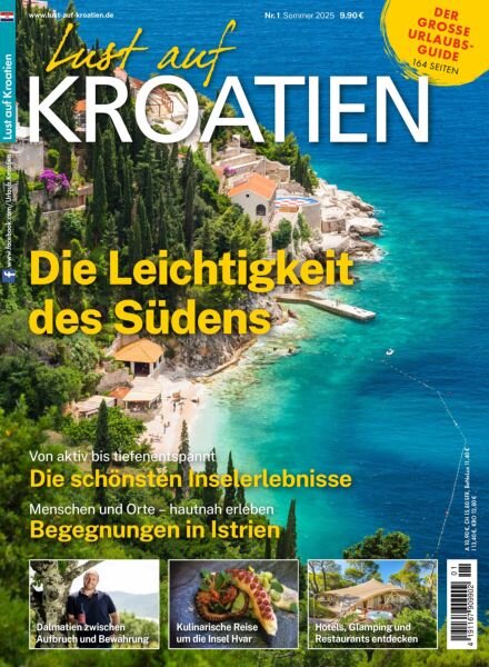 Lust auf Kroatien – Sommer 2025 Cover
