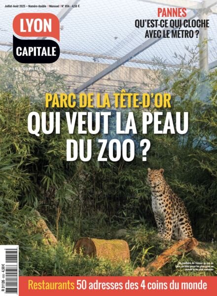 Lyon Capitale – Juillet-Aout 2025 Cover