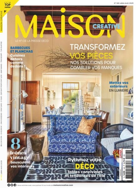 Maison Creative – Juillet-Aout 2025 Cover
