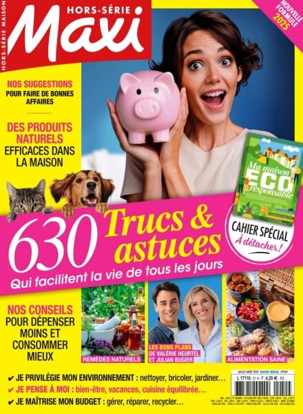 Maxi – Hors-Serie Maison – Juillet-Aout 2025 Cover
