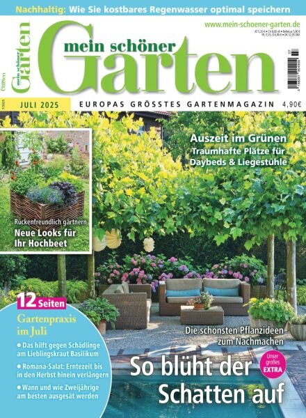 Mein schoner Garten – Juli 2025 Cover