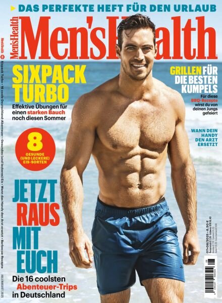 Men’s Health Germany – Juli-August 2025 Cover