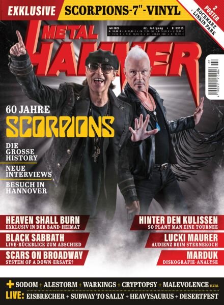 Metal Hammer Germany – Juli 2025 Cover