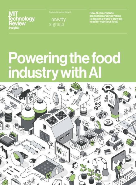 MIT Technology Review Insights – Powering the food industry with AI 2025 Cover