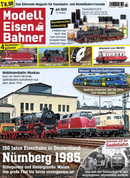 ModellEisenBahner – Juli 2025 Cover