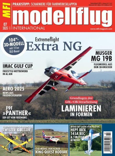 Modellflug International – Juli 2025 Cover