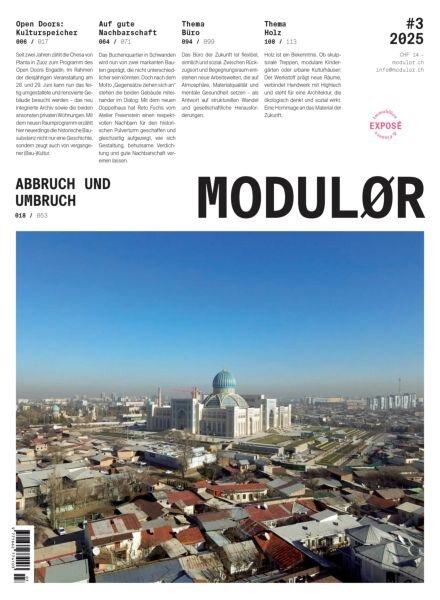 Modulor – Juni 2025 Cover