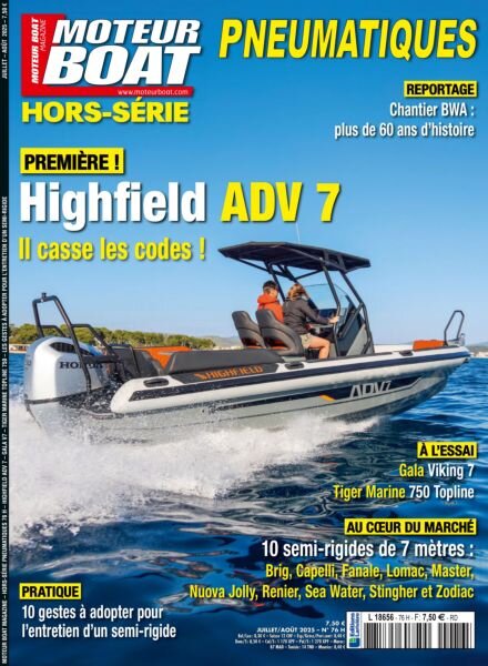 Moteur Boat – Hors-Serie – Juillet-Aout 2025 Cover