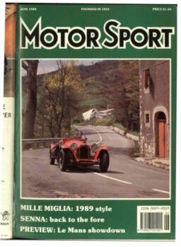 Motor Sport Magazine – June 1989