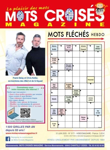 Mots Croises Magazine – 12 Juin 2025 Cover