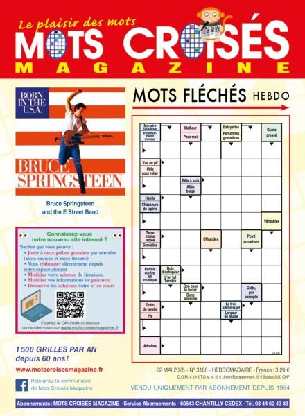 Mots Croises Magazine – 22 Mai 2025 Cover