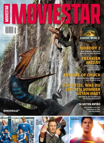Moviestar – Juli-August 2025 Cover