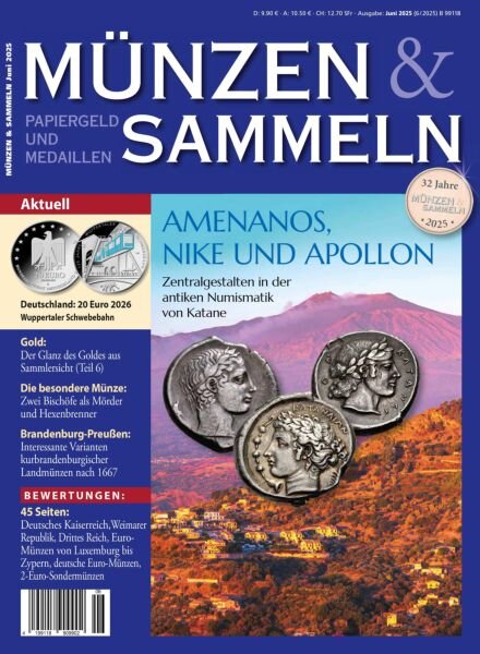 Munzen & Sammeln – Juni 2025 Cover