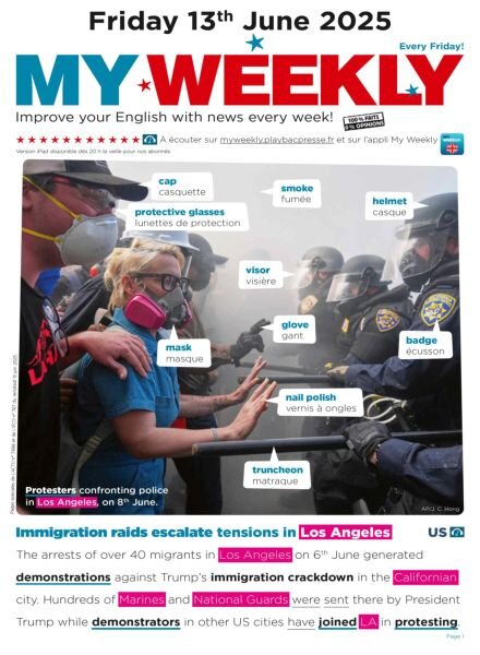 My Weekly fr – 13 Juin 2025 Cover