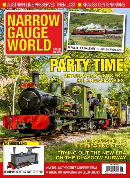 Narrow Gauge World – June 2025 Cover