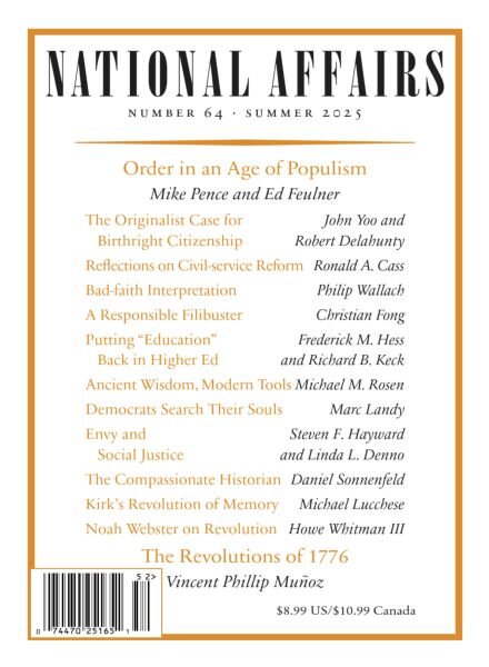 National Affairs – Summer 2025 Cover