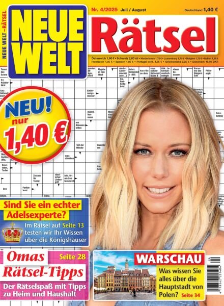 Neue Welt Ratsel – Juli-August 2025 Cover