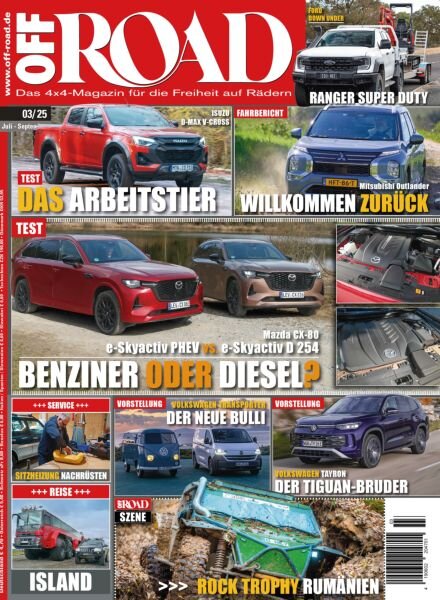 Off Road – Juli-August-September 2025 Cover