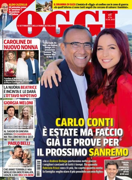 Oggi – 19 Giugno 2025 Cover