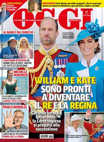 Oggi – 26 Giugno 2025 Cover