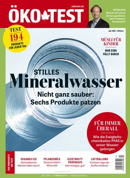 OKO-TEST – Juli 2025 Cover